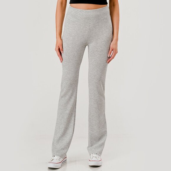 Shosho long flared grey Pants - Picture 1 of 4